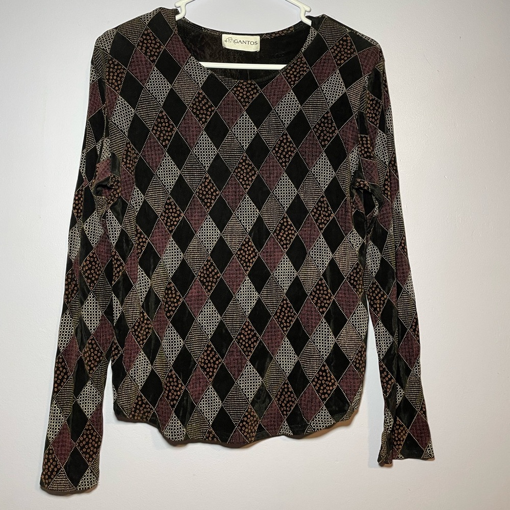 Vintage Gantos Patterned Shirt